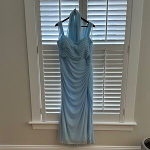 Azazie Light Blue Dress